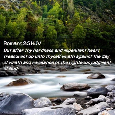 Romans 2:5 KJV Free Bible Images