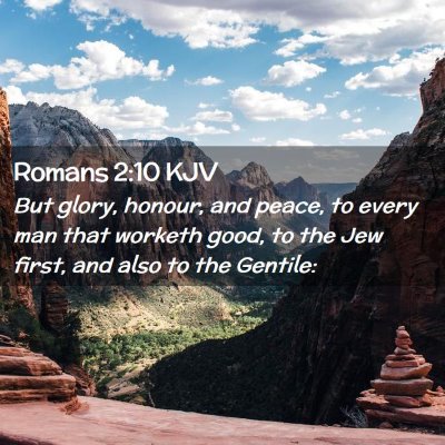 Romans 2:10 KJV Free Bible Images
