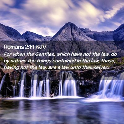 Romans 2:14 KJV Free Bible Images