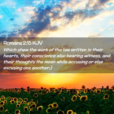 Romans 2:15 KJV Free Bible Images