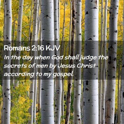Romans 2:16 KJV Free Bible Images