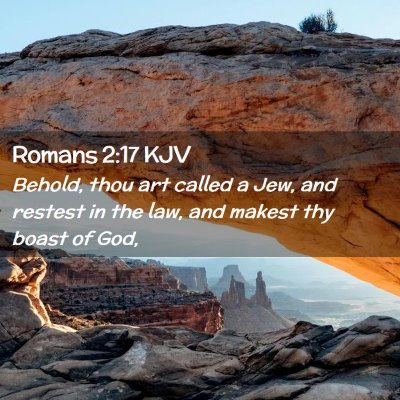 Romans 2:17 KJV Free Bible Images