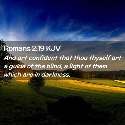 Romans 2:19 KJV Free Bible Images