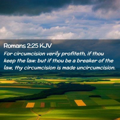 Romans 2:25 KJV Free Bible Images