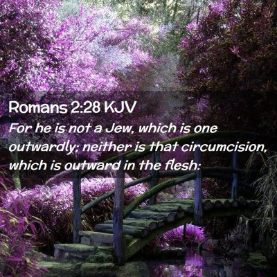 Romans 2:28 KJV Free Bible Images
