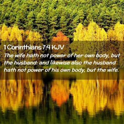 1 Corinthians 7:4 KJV Free Bible Images