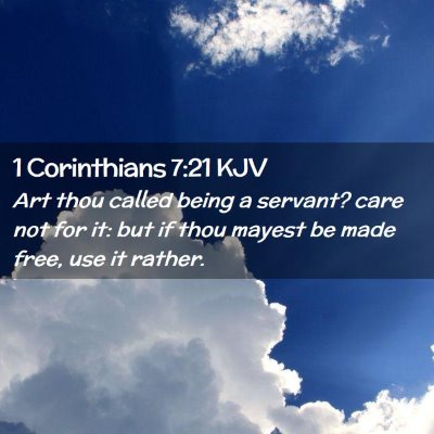 1 Corinthians 7:21 KJV Free Bible Images