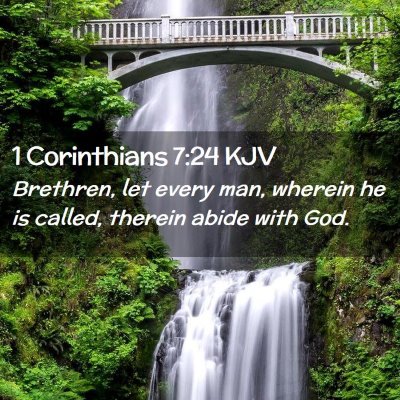 1 Corinthians 7:24 KJV Free Bible Images