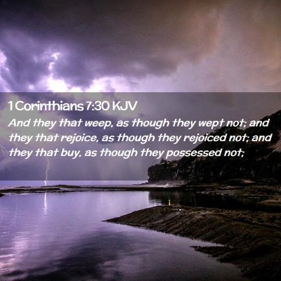 1 Corinthians 7:30 KJV Free Bible Images