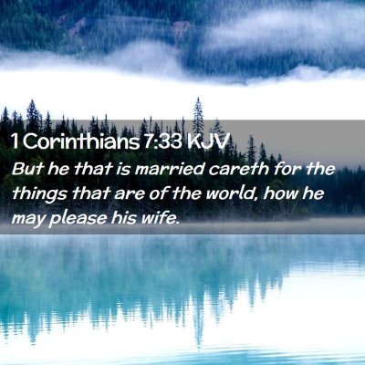1 Corinthians 7:33 KJV Free Bible Images