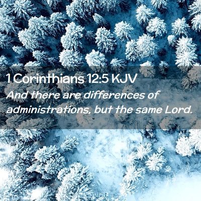1 Corinthians 12:5 KJV Free Bible Images