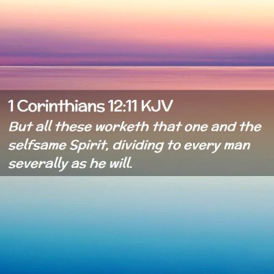 1 Corinthians 12:11 KJV Free Bible Images