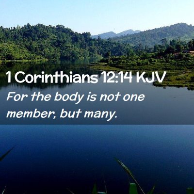 1 Corinthians 12:14 KJV Free Bible Images