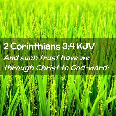 2 Corinthians 3:4 KJV Free Bible Images