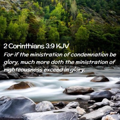 2 Corinthians 3:9 KJV Free Bible Images