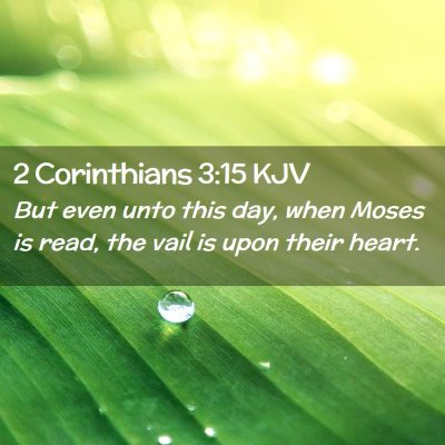2 Corinthians 3:15 KJV Free Bible Images