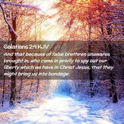 Galatians 2:4 KJV Free Bible Images