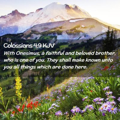 Colossians 4:9 KJV Free Bible Images