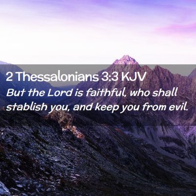 2 Thessalonians 3:3 KJV Free Bible Images