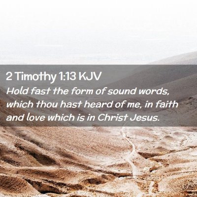 2 Timothy 1:13 KJV Free Bible Images