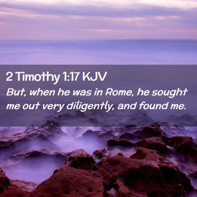 2 Timothy 1:17 KJV Free Bible Images