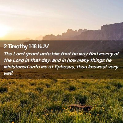 2 Timothy 1:18 KJV Free Bible Images