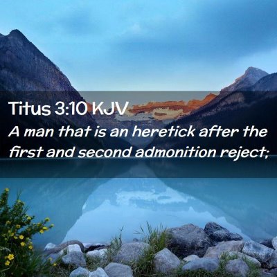 Titus 3:10 KJV Free Bible Images