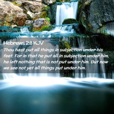 Hebrews 2:8 KJV Free Bible Images