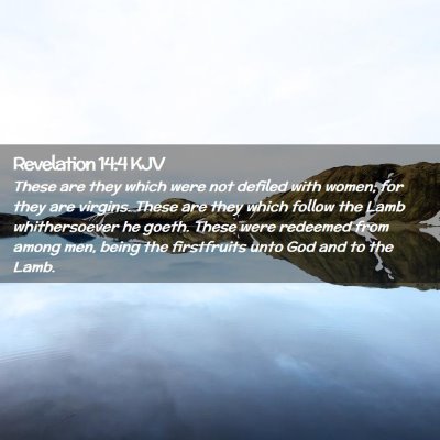 Revelation 14:4 KJV Free Bible Images