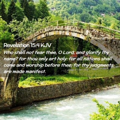 Revelation 15:4 KJV Free Bible Images