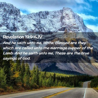 Revelation 19:9 KJV Free Bible Images